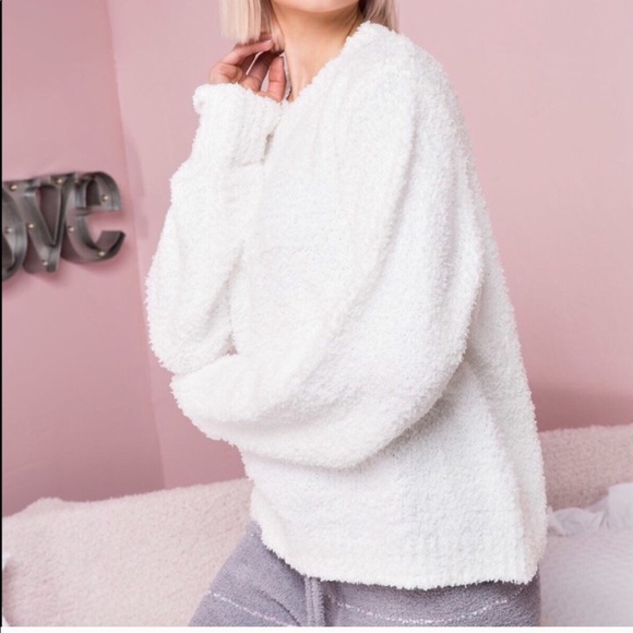 POL Sweaters - POL Softest Berber Sweater in White